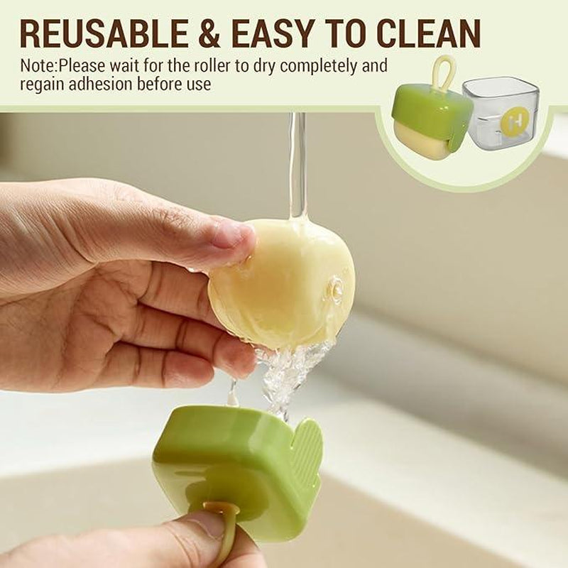 Buy 1 Get 1,Mini Lint Roller,Reusable Lint Remover,Washable Lint Roller,Portable Pet Hair Remover for Clothes,Travel Home