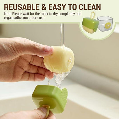 Buy 1 Get 1,Mini Lint Roller,Reusable Lint Remover,Washable Lint Roller,Portable Pet Hair Remover for Clothes,Travel Home