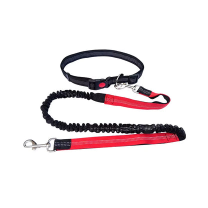 Hand Free Dog Leash for Pet Walking Running Jogging Adjustable Dog Leash Waist Belt Chest Strap Traction Rope Dog Accessories